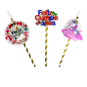 Cake Topper Feliz Cumpleaños Acrilico