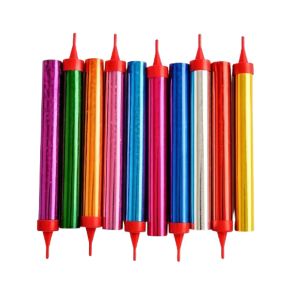 Velas de chispas pastel
